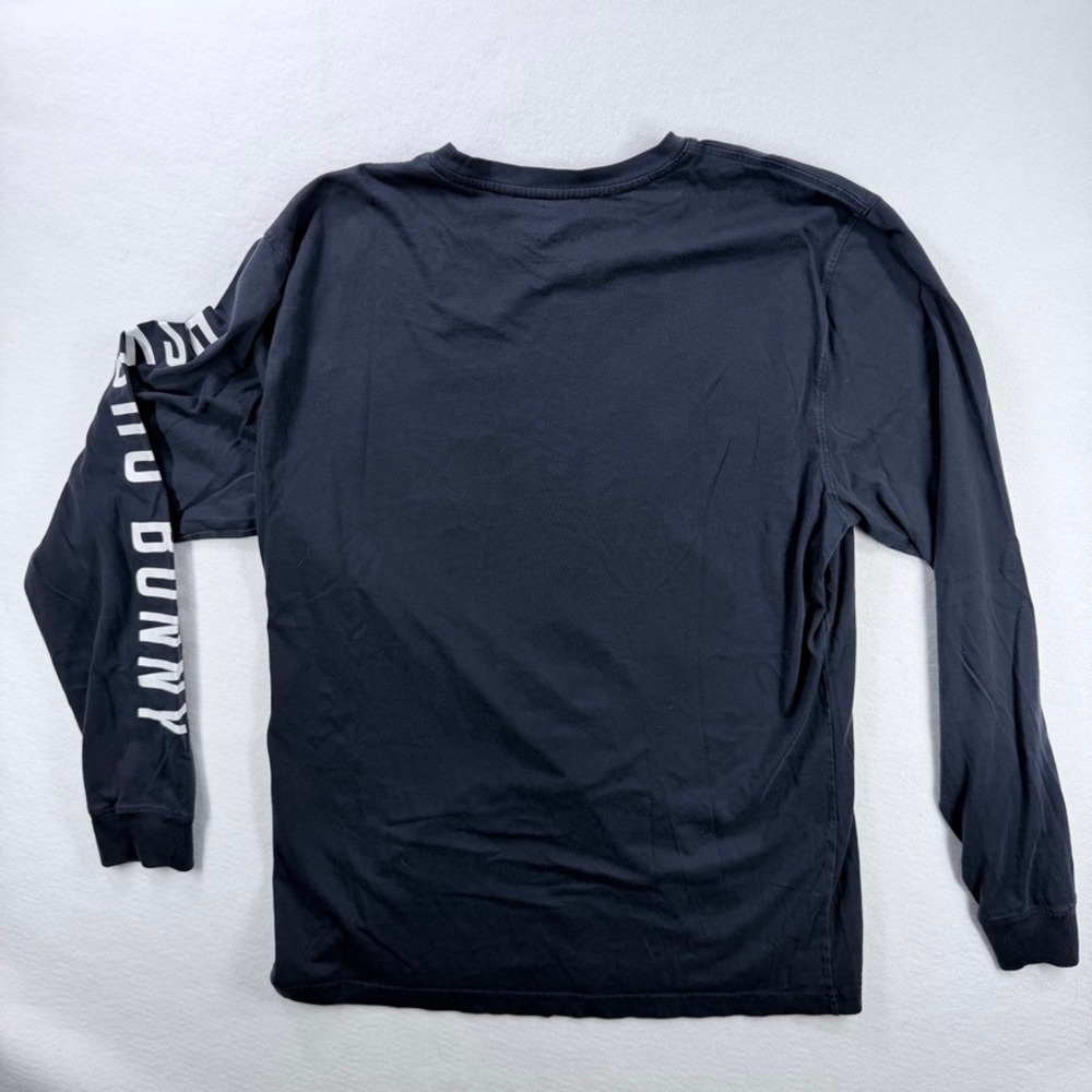 Psycho Bunny Mens Navy Blue Pima Cotton Long Sleeve Graphic Logo T-Shirt Size 8 - Picture 8 of 9